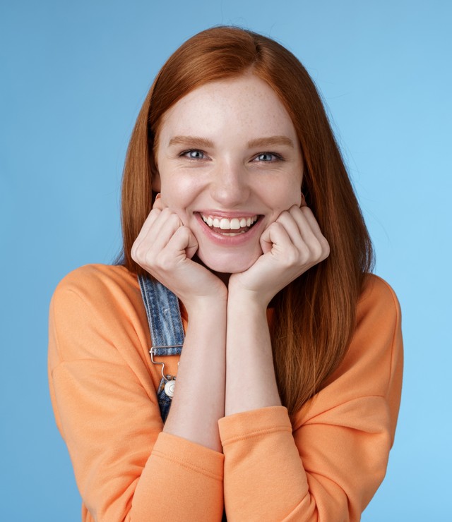 girl smiling